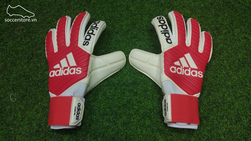 Adidas Classic Pro- Real Coral/ White GK Gloves CF0103