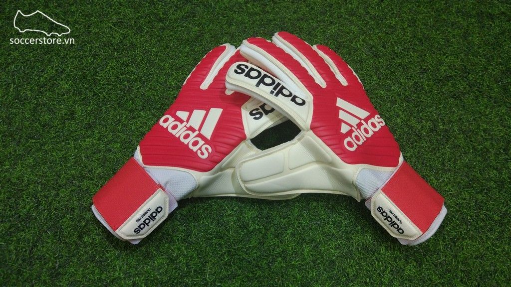 Adidas Classic Pro- Real Coral/ White GK Gloves CF0103