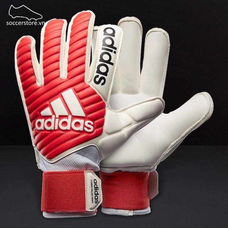 Adidas Classic Gunn Cut - Real Coral/ White GK Gloves CF0094