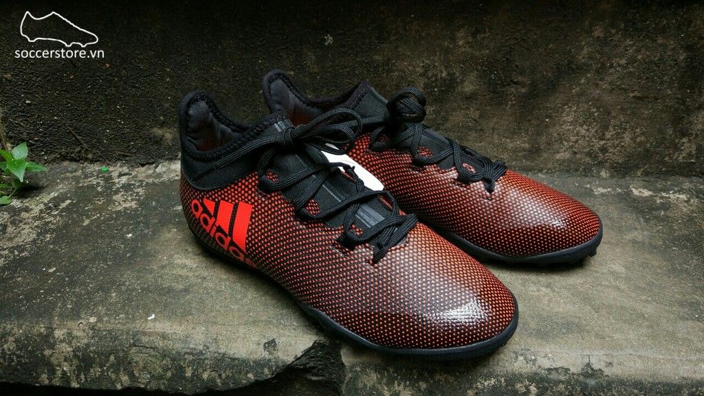 Adidas X Tango 17.3 TF- Core Black/ Solar Red/ Solar Orange CG3728