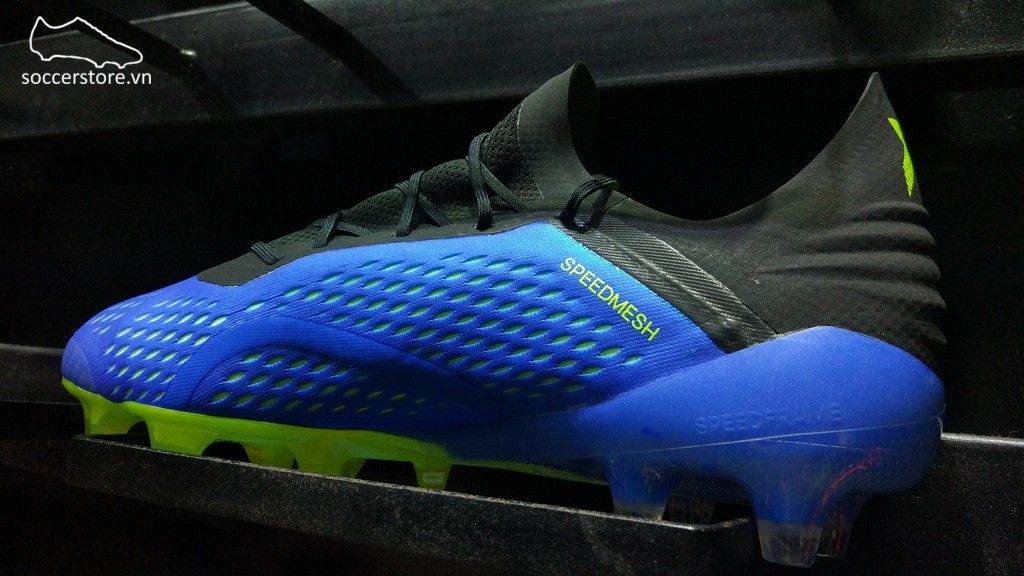 Adidas X 18.1 FG- Football Blue/ Solar Yellow/ Core Black CM8365