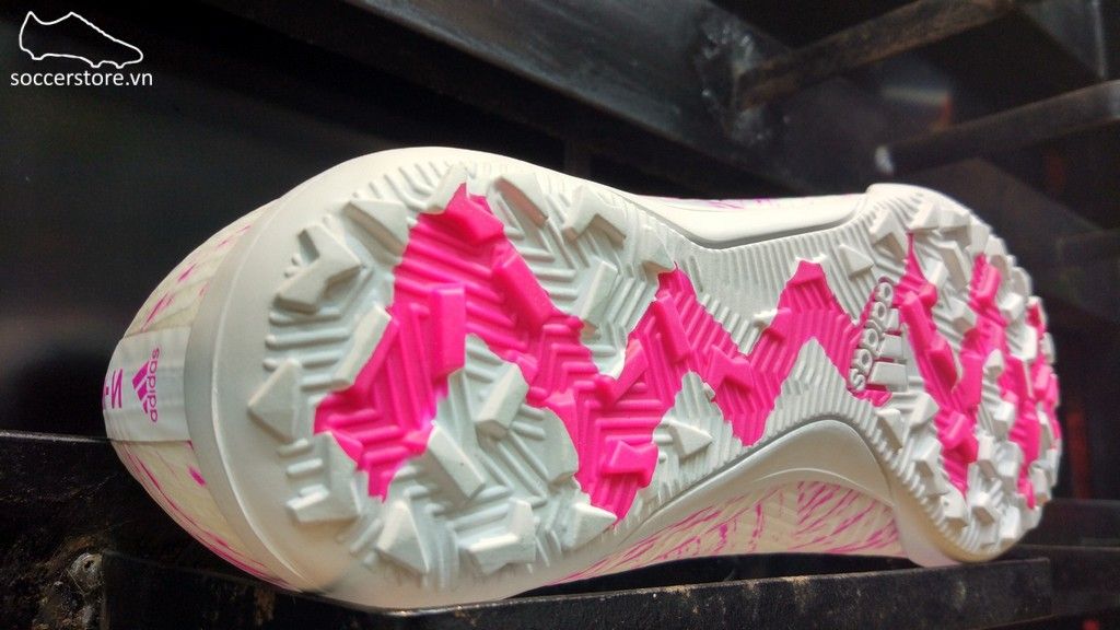 Adidas Nemeziz 18.3 Kids TF - White/ Shock Pink CM8518