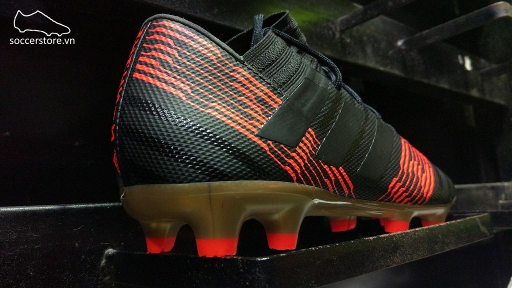 Adidas Nemeziz 17.3 FG- Core Black/ Solar Red CP8985