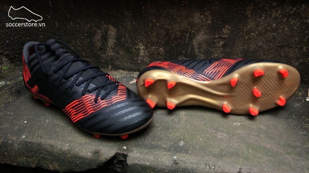 Adidas Nemeziz 17.3 FG- Core Black/ Solar Red CP8985
