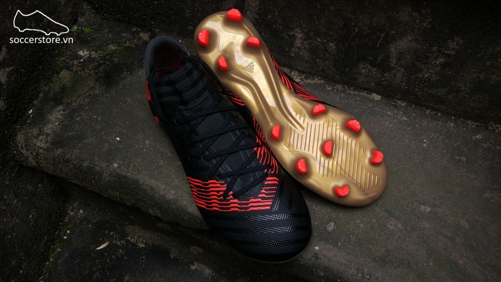 Adidas Nemeziz 17.3 FG- Core Black/ Solar Red CP8985