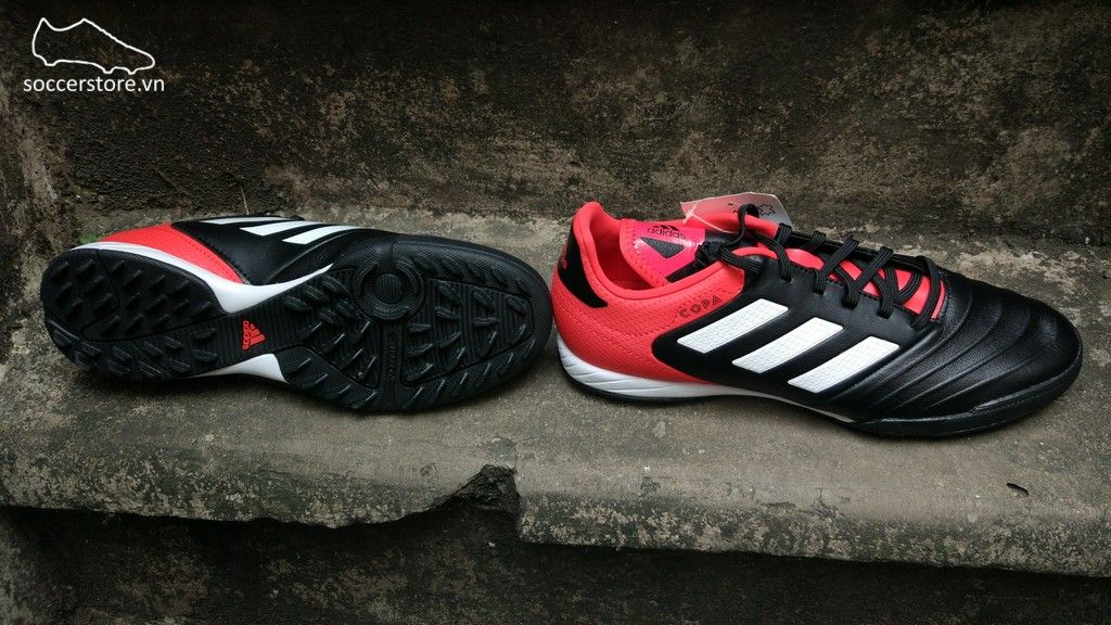 Adidas Copa Tango 18.3 TF- Core Black/ White/ Real Coral CP9022