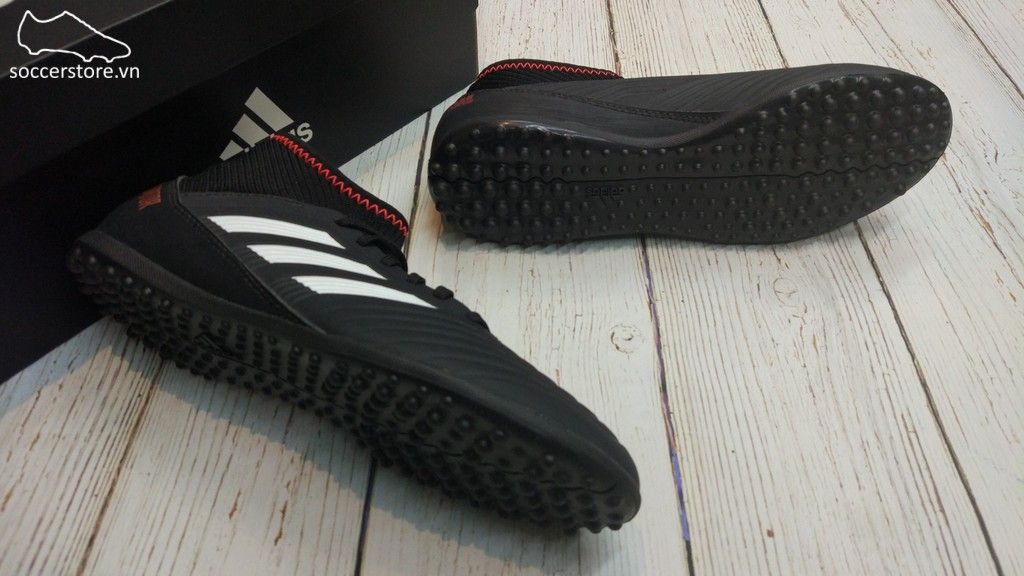 Adidas Predator Tango 18.3 Kids TF- Core Black/ Cloud White/ Solar Red CP9039