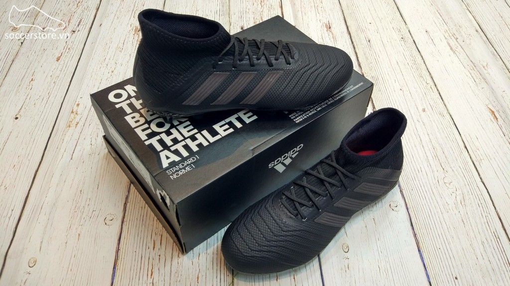 Adidas Predator 18.1 Kids FG- Core Black/ Real Coral CP9063