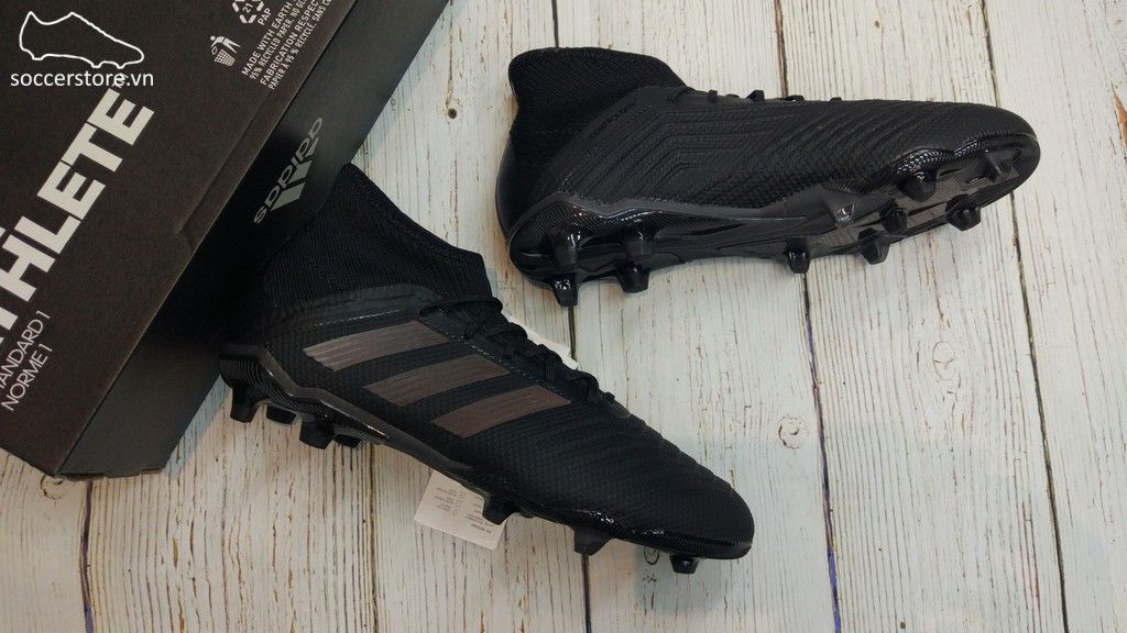 Adidas Predator 18.1 Kids FG- Core Black/ Real Coral CP9063