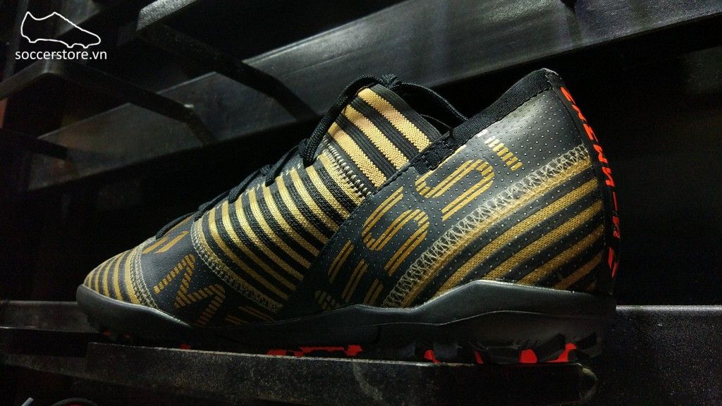 Adidas Nemeziz Messi Tango 17.3 TF- Core Black/ Solar Red/ Tactile Gold Metallic CP9108
