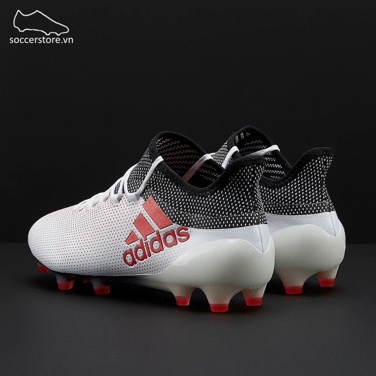 Adidas X 17.1 FG- White/ Real Coral/ Core Black CP9161