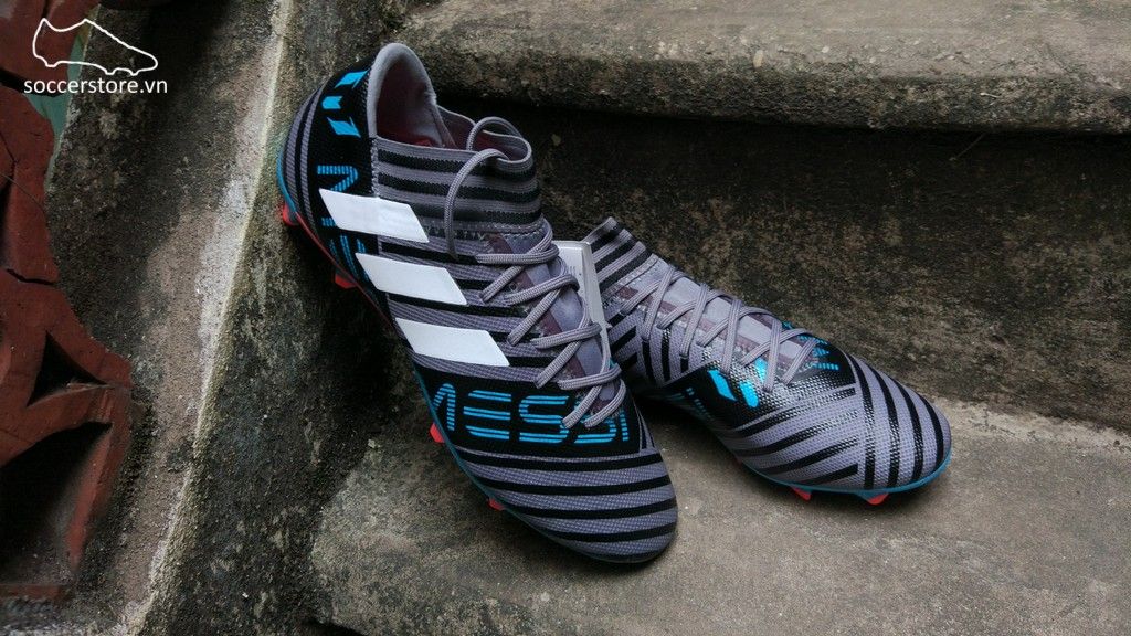 Adidas Nemeziz Messi 17.3 Kids FG-CP9174 Grey/ White/ Core Black