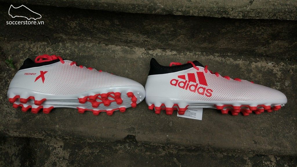 Adidas X 17.3 AG- White/ Real Coral/ Core Black CP9234