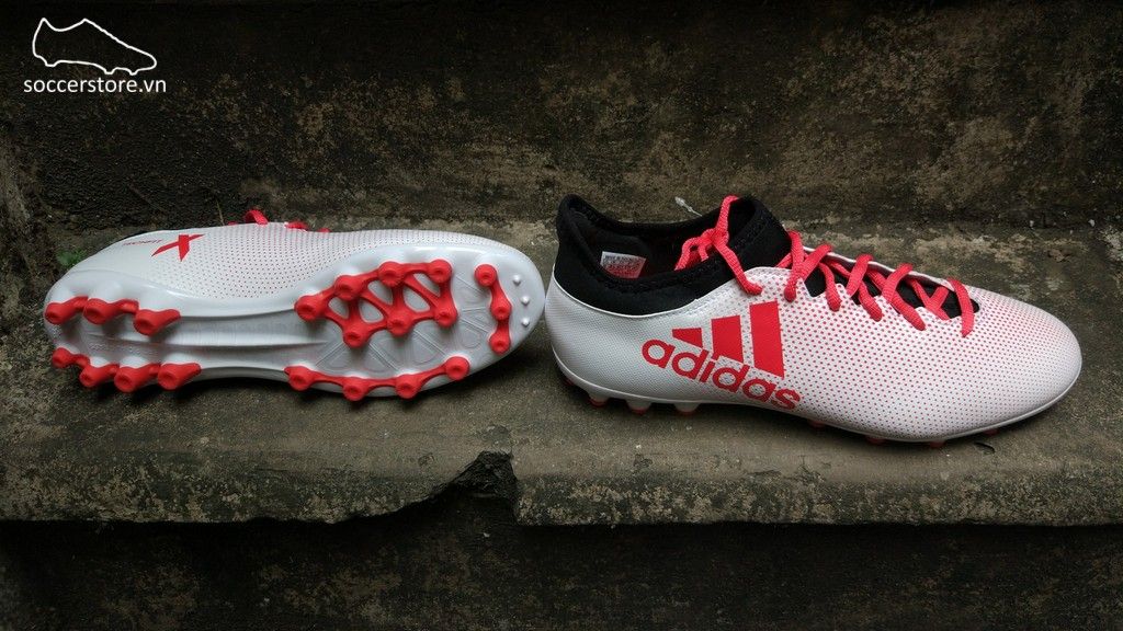 Adidas X 17.3 AG- White/ Real Coral/ Core Black CP9234