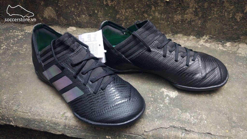 Adidas Nemeziz Tango 17.3 Kids TF- Core Black/ Hi-res Green CP9239
