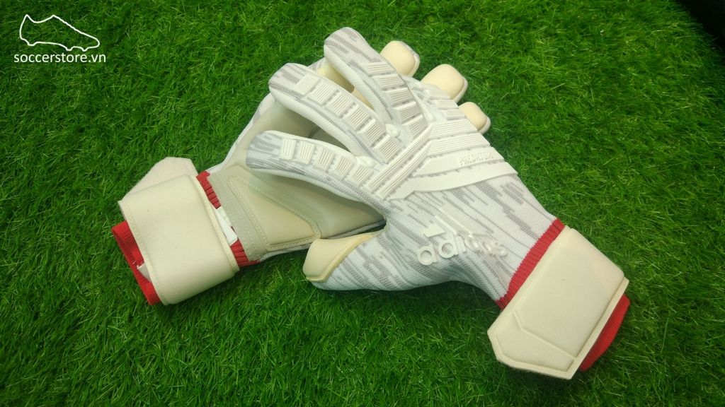 Adidas Predator Pro- Clear Grey/ White/ Crimson CZ8109-106