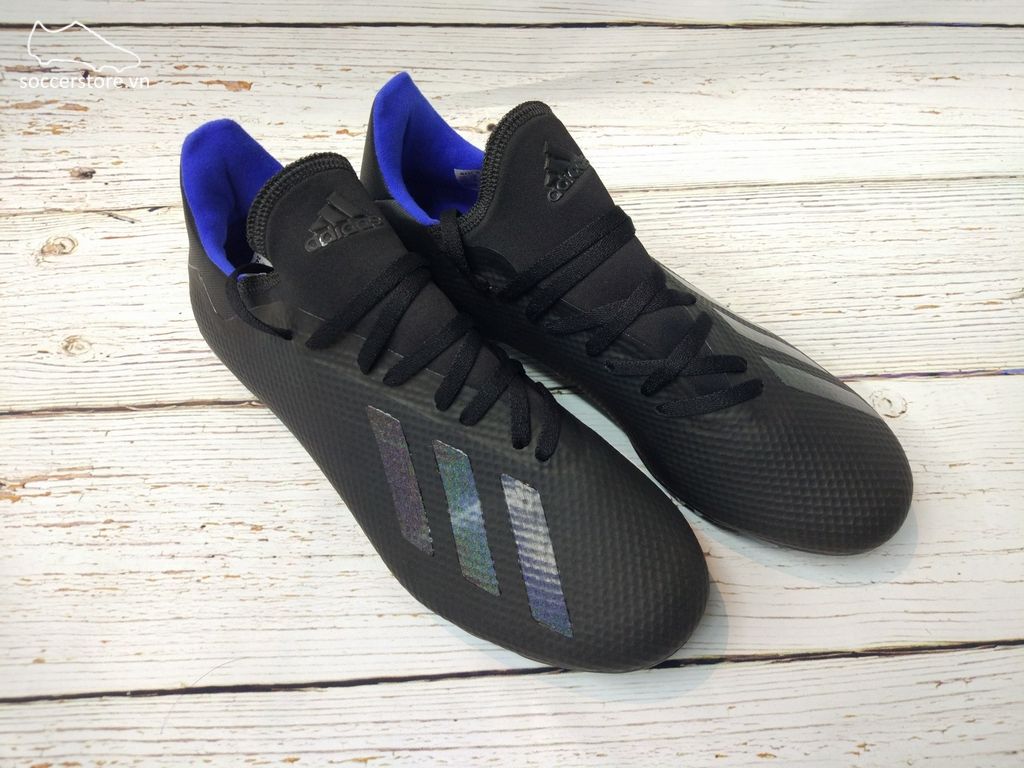 Adidas X 18.3 FG- Core Black/ Bold Blue D98076