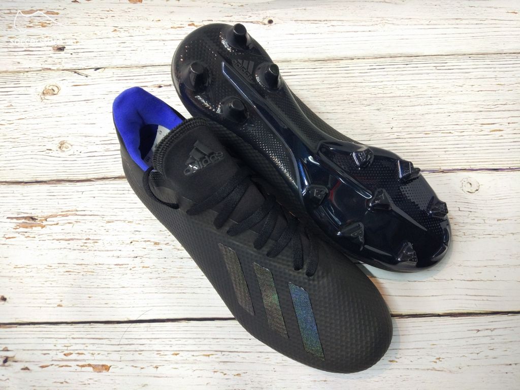Adidas X 18.3 FG- Core Black/ Bold Blue D98076