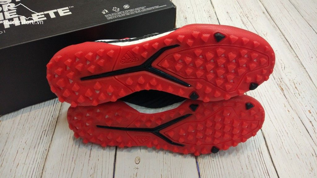 Adidas Predator Tango 18+ TF- Core Black/ White/ Red DB2058