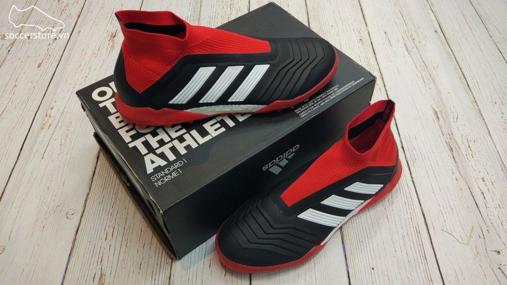 Adidas Predator Tango 18+ TF- Core Black/ White/ Red DB2058