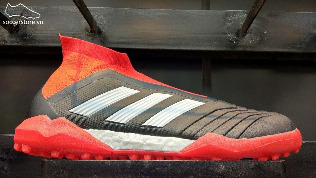 Adidas Predator Tango 18+ TF- Core Black/ White/ Red DB2058