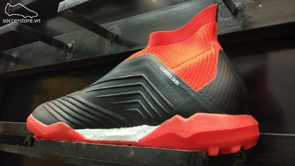 Adidas Predator Tango 18+ TF- Core Black/ White/ Red DB2058