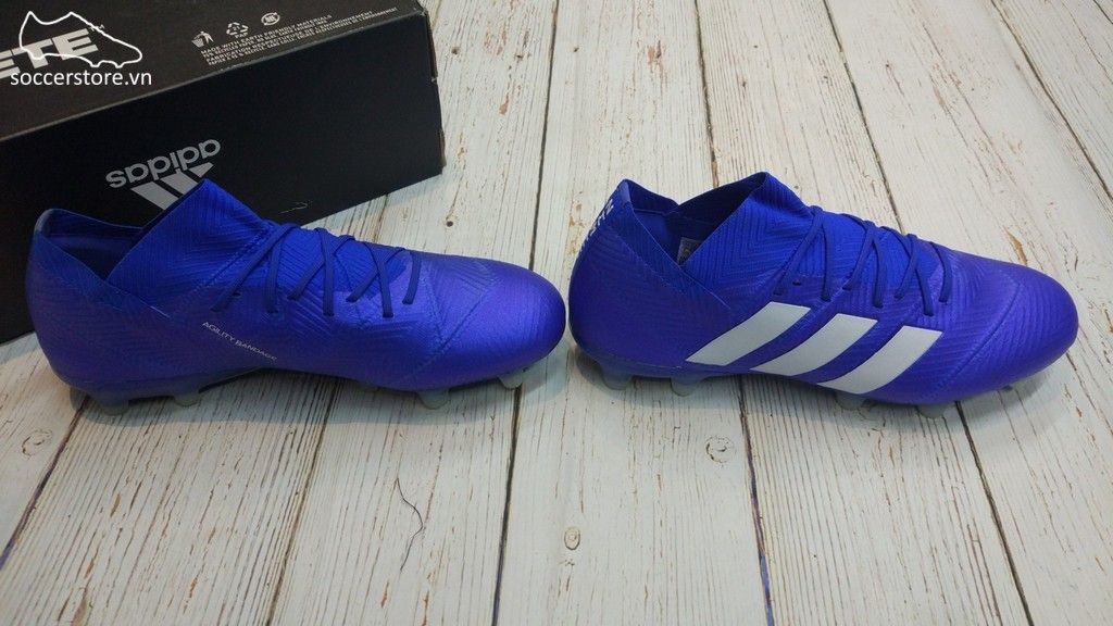 Adidas Nemeziz 18.1 FG- Football Blue/ White DB2080