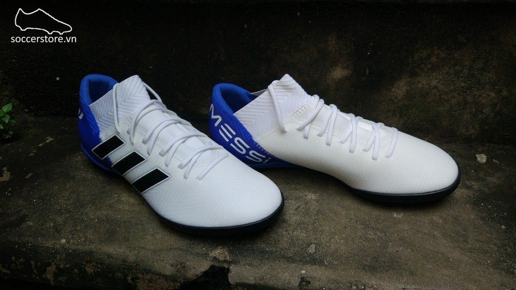 Adidas Nemeziz Messi Tango 18.3 TF- White/ Core Black/ Football Blue DB2220