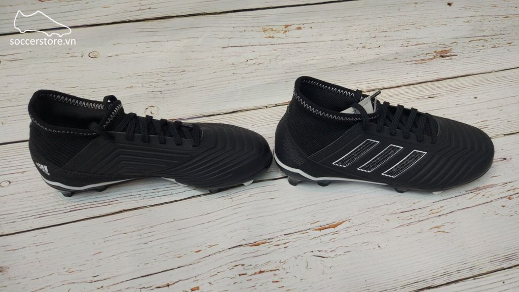 Adidas Predator 18.3 Kids FG- Core Black/ White DB2320