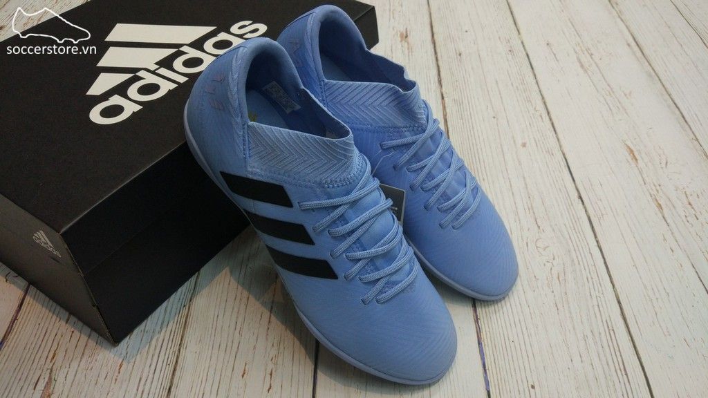 Adidas Nemeziz Messi Tango 18.3 Kids TF- Ash Blue/ Raw Grey DB2395