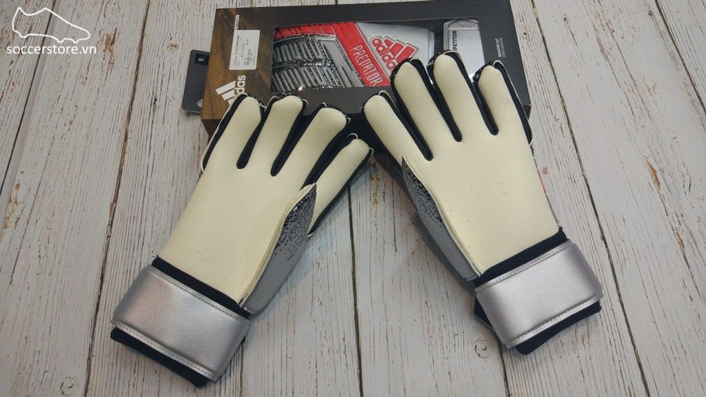 Adidas Predator Competition- Silver Metallic/ Black GK Gloves DY2603