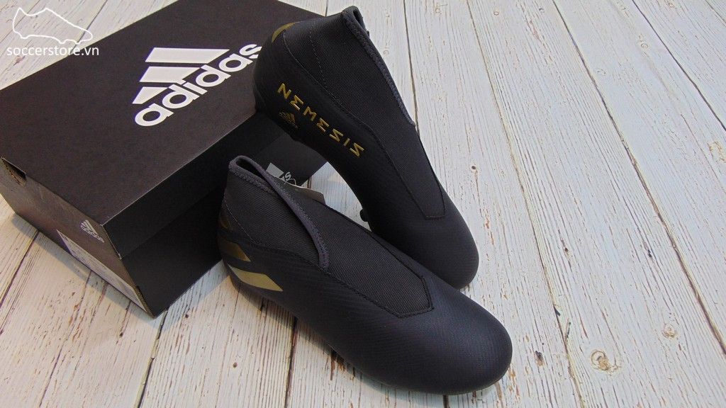 Adidas Nemeziz 19.3 Laceless FG - Core Black/ Gold EF0371