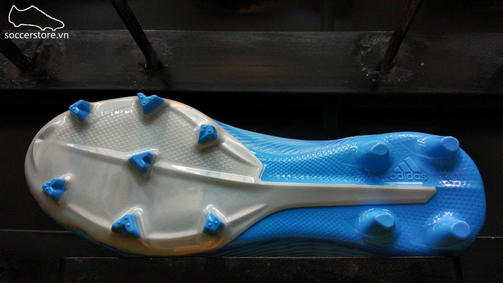 Adidas X 19.3 Laceless FG- Bright Cyan/ Core Black/ Pink EF0598