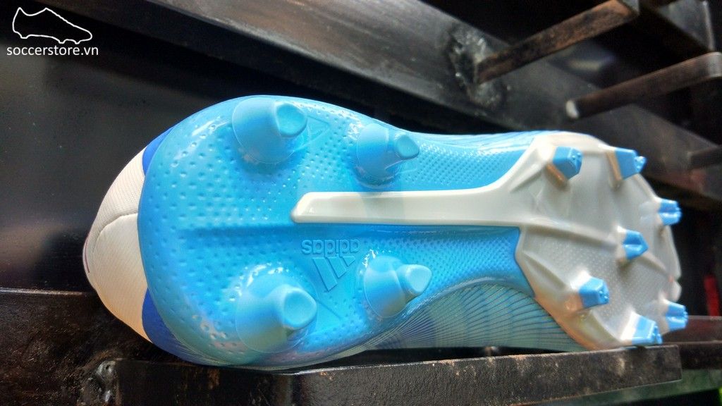 Adidas X 19.3 Laceless FG- Bright Cyan/ Core Black/ Pink EF0598