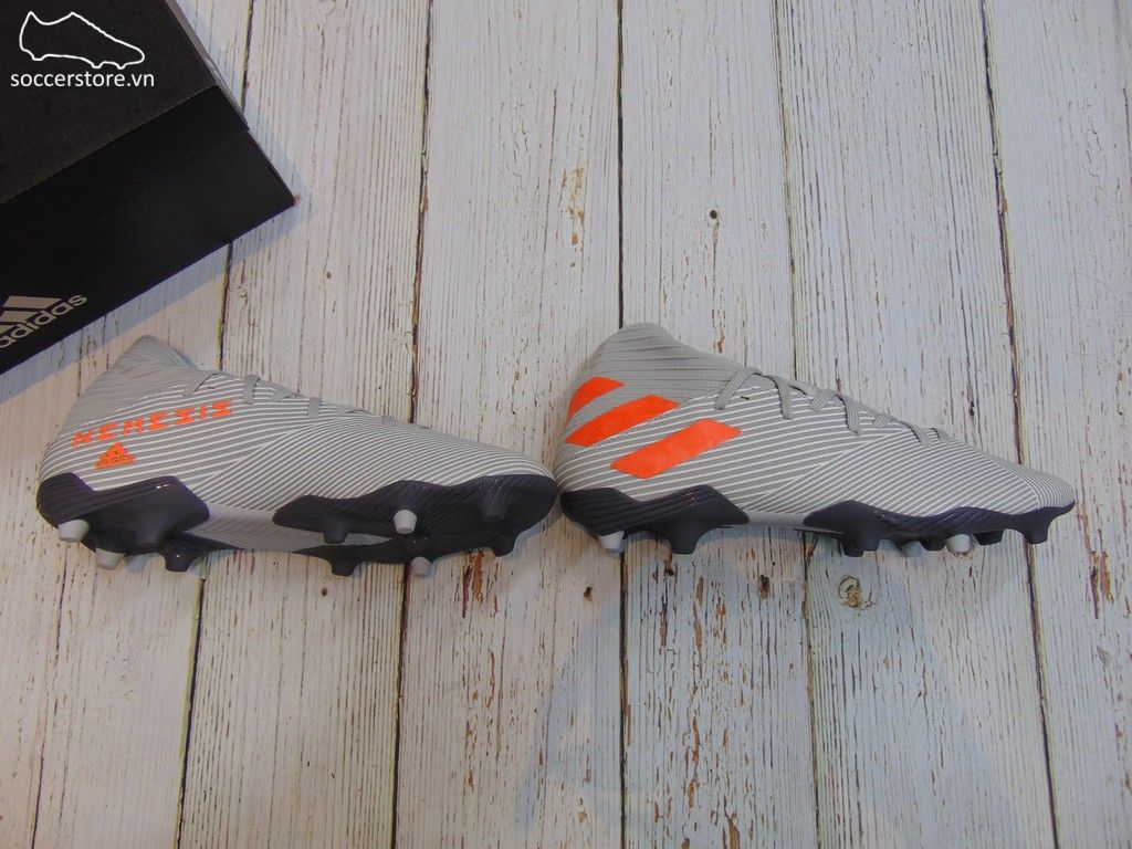 Adidas Nemeziz 19.3 FG - Grey/ Solar Orange/ Chalk EF8287