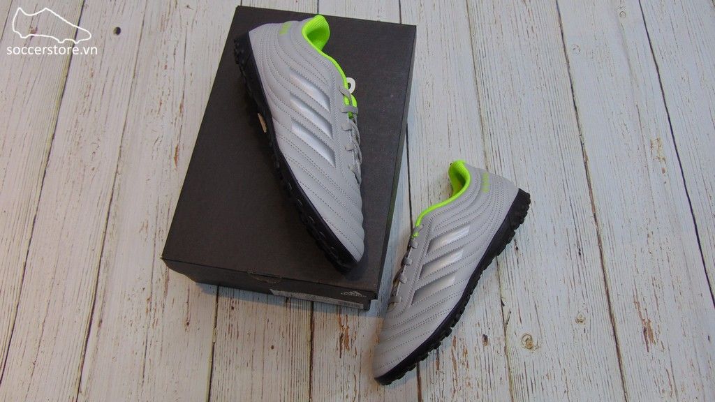 Adidas Copa 20.4 TF- Grey/ Matte Silver/ Solar Yellow EF8356
