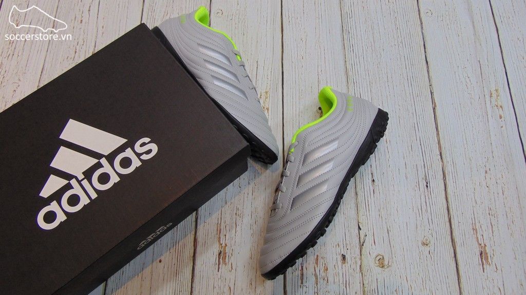 Adidas Copa 20.4 TF- Grey/ Matte Silver/ Solar Yellow EF8356