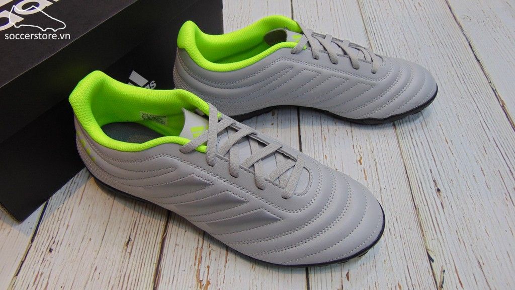 Adidas Copa 20.4 TF- Grey/ Matte Silver/ Solar Yellow EF8356