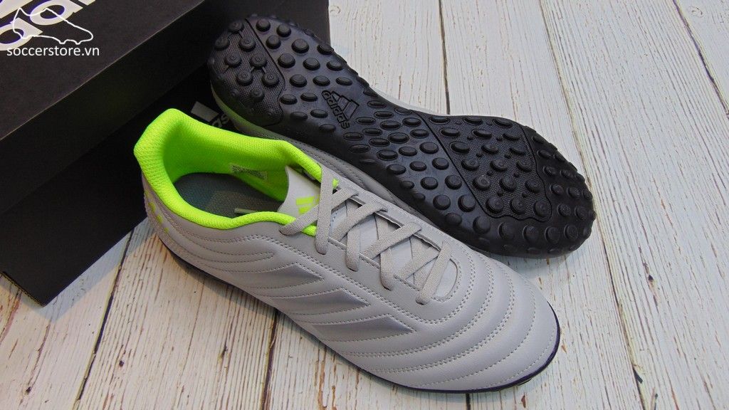 Adidas Copa 20.4 TF- Grey/ Matte Silver/ Solar Yellow EF8356