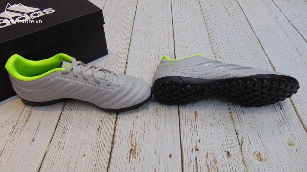 Adidas Copa 20.4 TF- Grey/ Matte Silver/ Solar Yellow EF8356