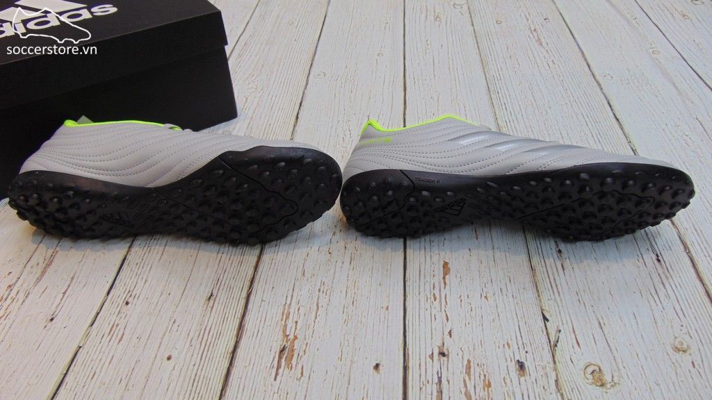 Adidas Copa 20.4 TF- Grey/ Matte Silver/ Solar Yellow EF8356