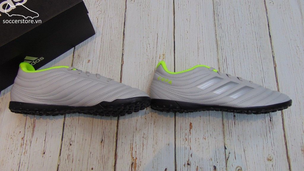 Adidas Copa 20.4 TF- Grey/ Matte Silver/ Solar Yellow EF8356