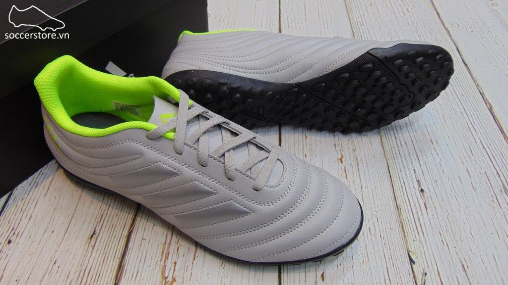 Adidas Copa 20.4 TF- Grey/ Matte Silver/ Solar Yellow EF8356