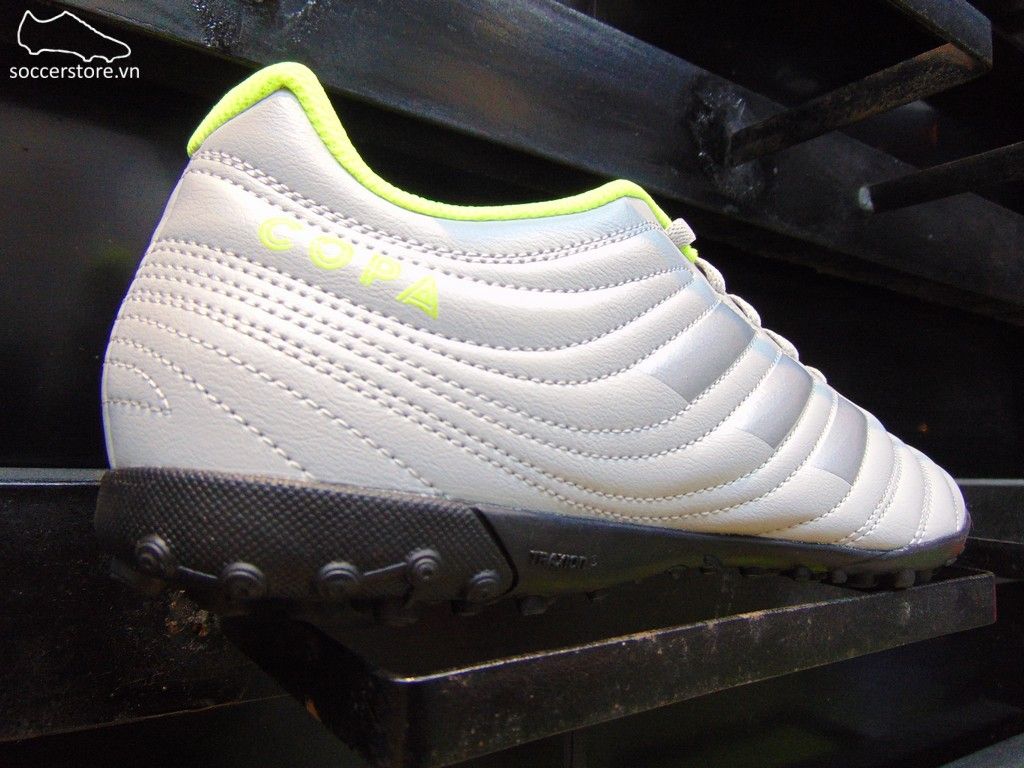 Adidas Copa 20.4 TF- Grey/ Matte Silver/ Solar Yellow EF8356