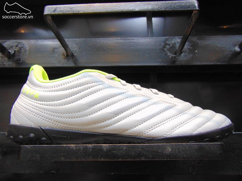 Adidas Copa 20.4 TF- Grey/ Matte Silver/ Solar Yellow EF8356