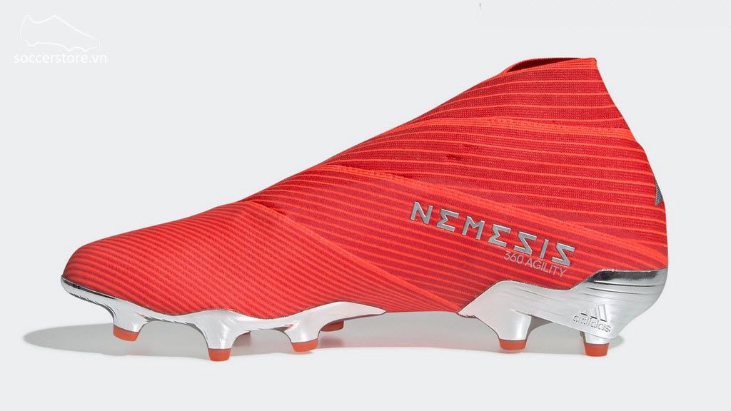 Adidas Nemeziz 19+ FG- Active Red/ Silver/ Solar Red F34404