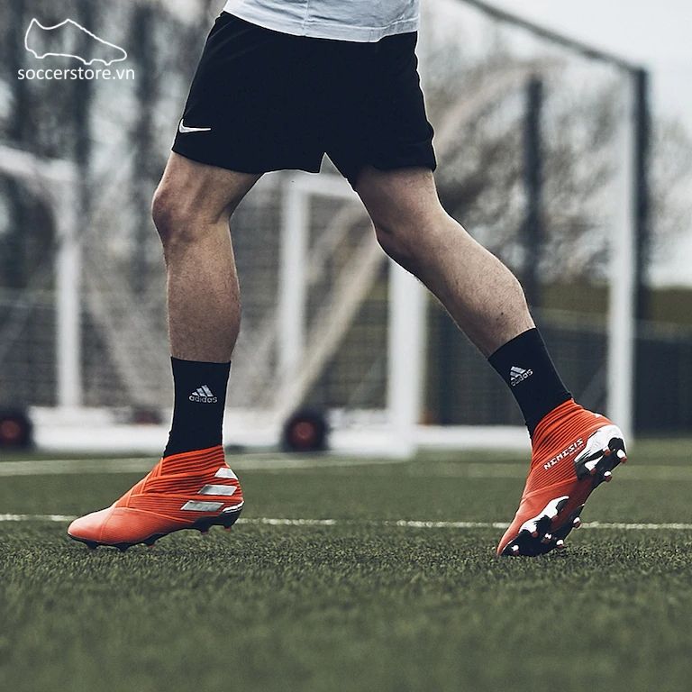 Adidas Nemeziz 19+ FG- Active Red/ Silver/ Solar Red F34404