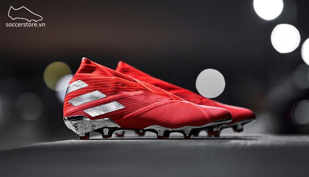 Adidas Nemeziz 19+ FG- Active Red/ Silver/ Solar Red F34404
