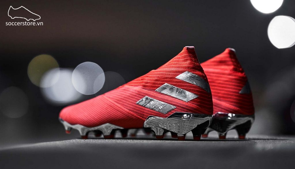 Adidas Nemeziz 19+ FG- Active Red/ Silver/ Solar Red F34404