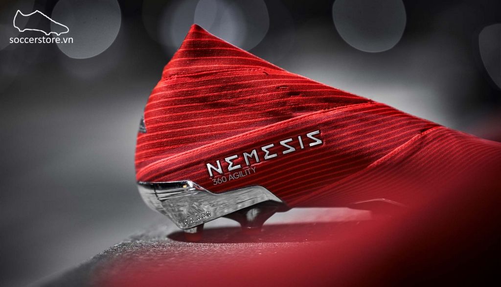 Adidas Nemeziz 19+ FG- Active Red/ Silver/ Solar Red F34404